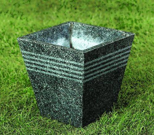 Granit-Blumenkübel, poliert