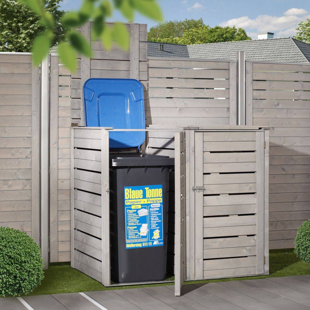 Neo Mülltonnenverkleidung grau