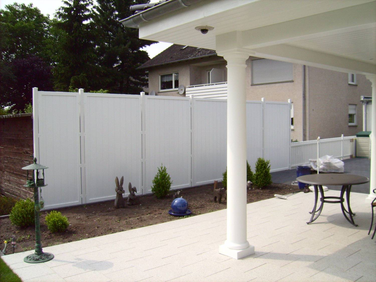 Kunststoff-Zaunanlage