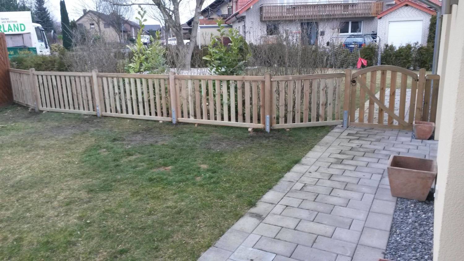 Vorgartenzaun aus Holz