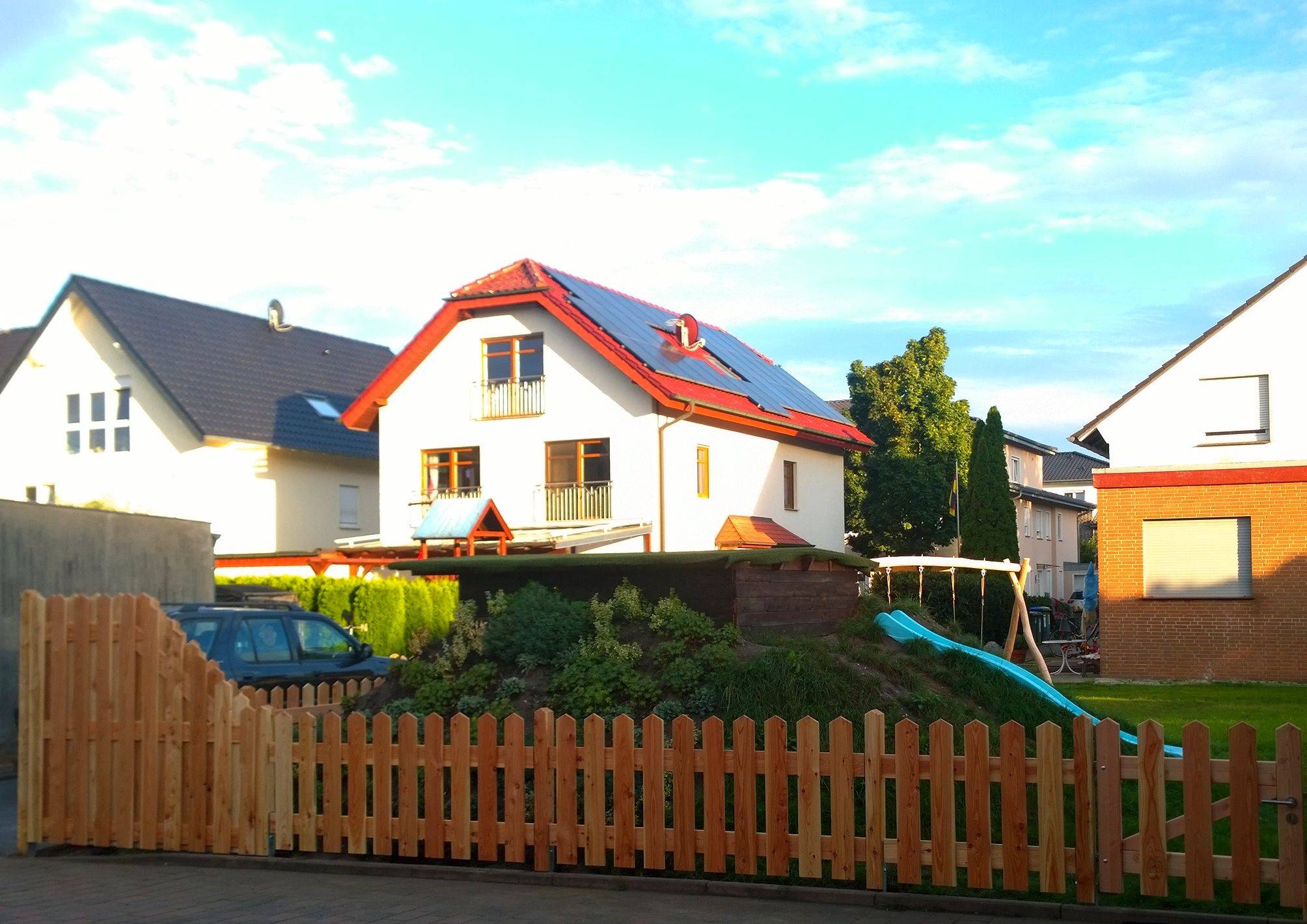 Zaun Spitzbergen aus Douglasie natur