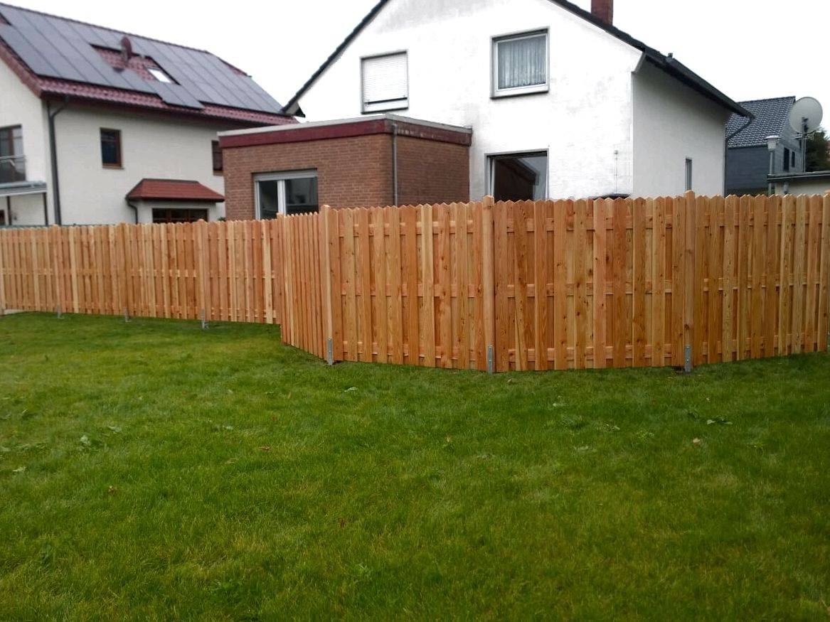 Zaun Spitzbergen aus naturbelassener Douglasie