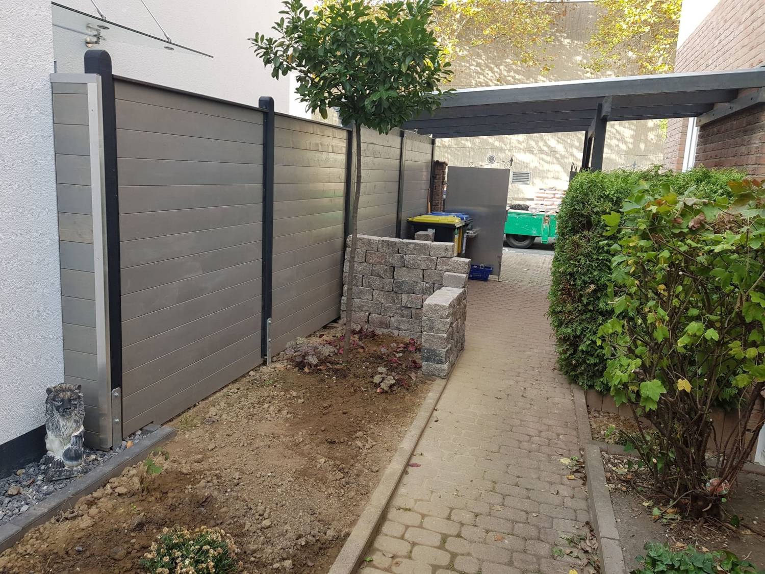 Individueller Sichtschutzzaun