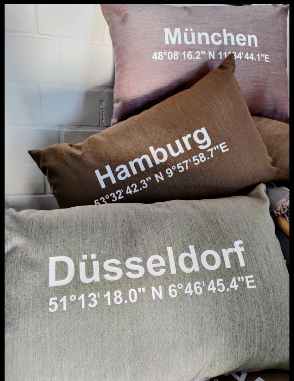 Kissen Hamburg Düsseldorf München