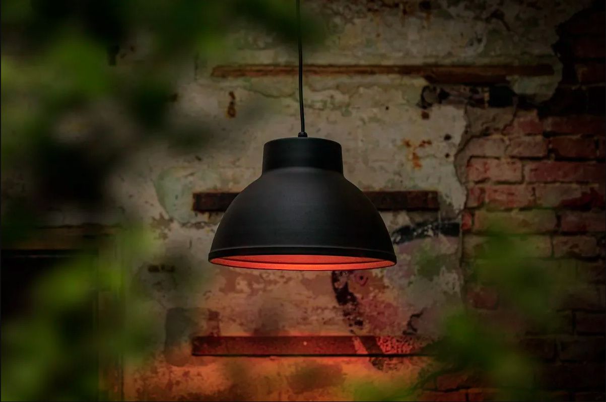 Pendelleuchte Metall schwarz im Industriestil