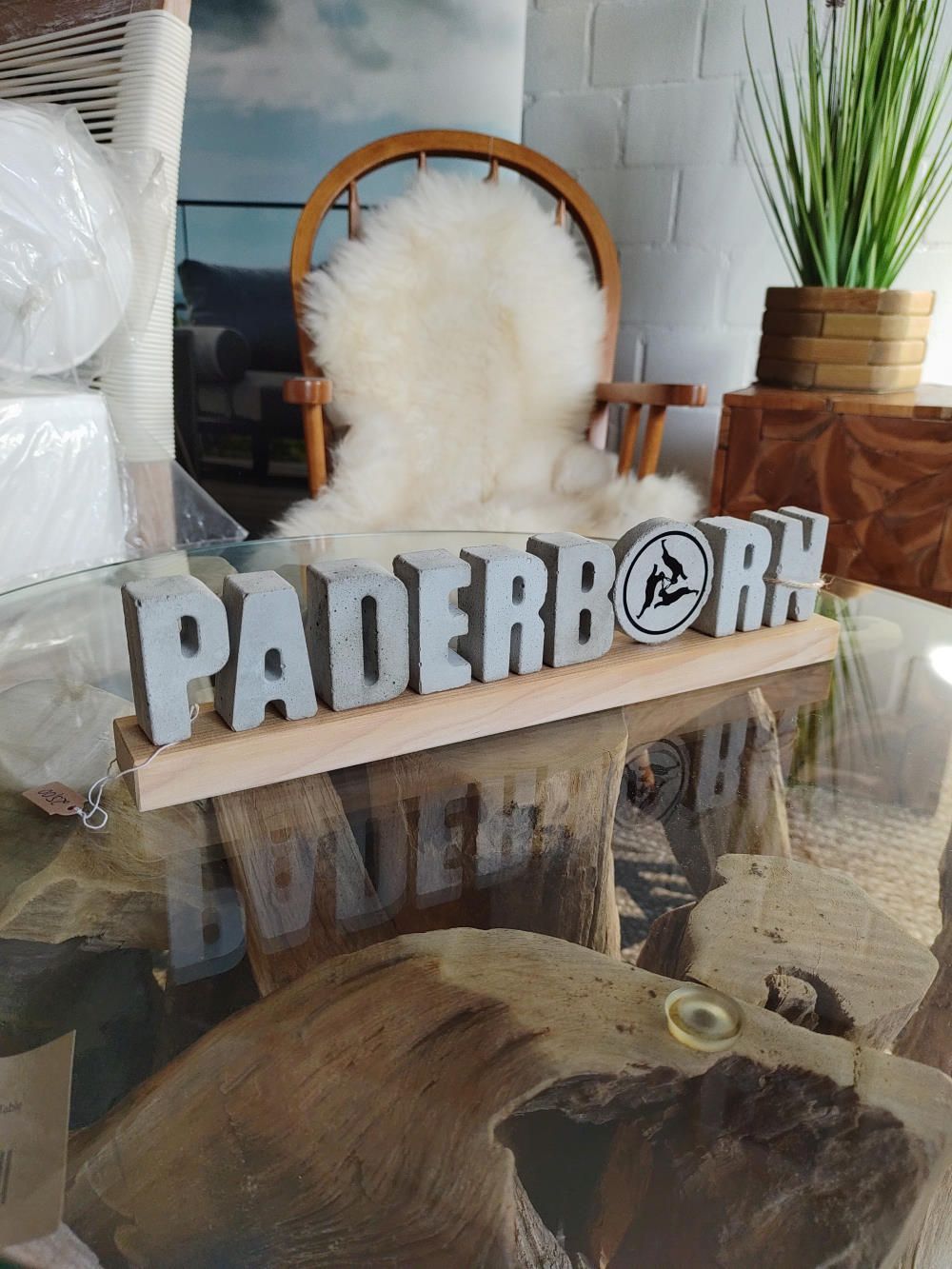 Beton-Schriftzug Paderborn