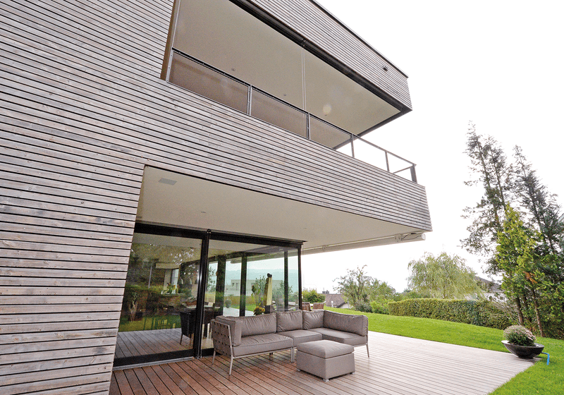 Kebony Echtholz-Fassade