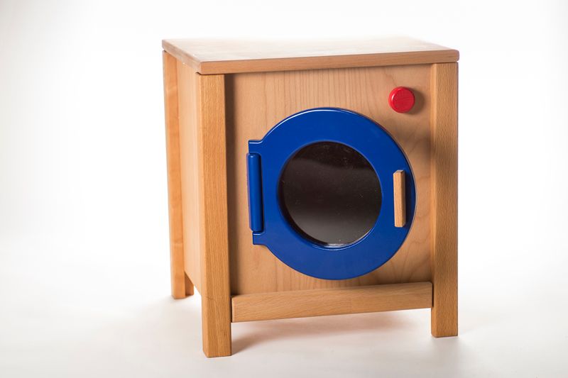 Spielzeug-Waschmaschine für Kinder, Holz