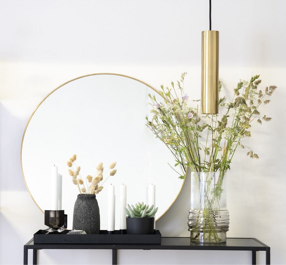 Pendelleuchte Paris, messing