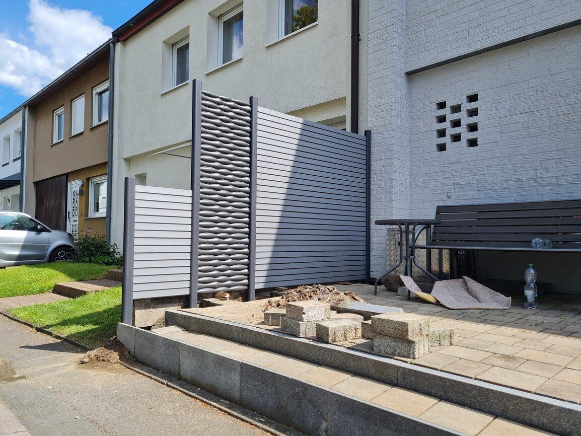 Aluminium-Design-Sichtschutz