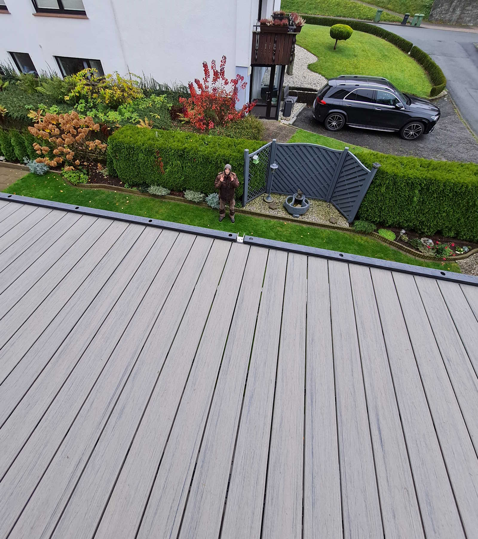 Terrassendach grau & dunkelgrau