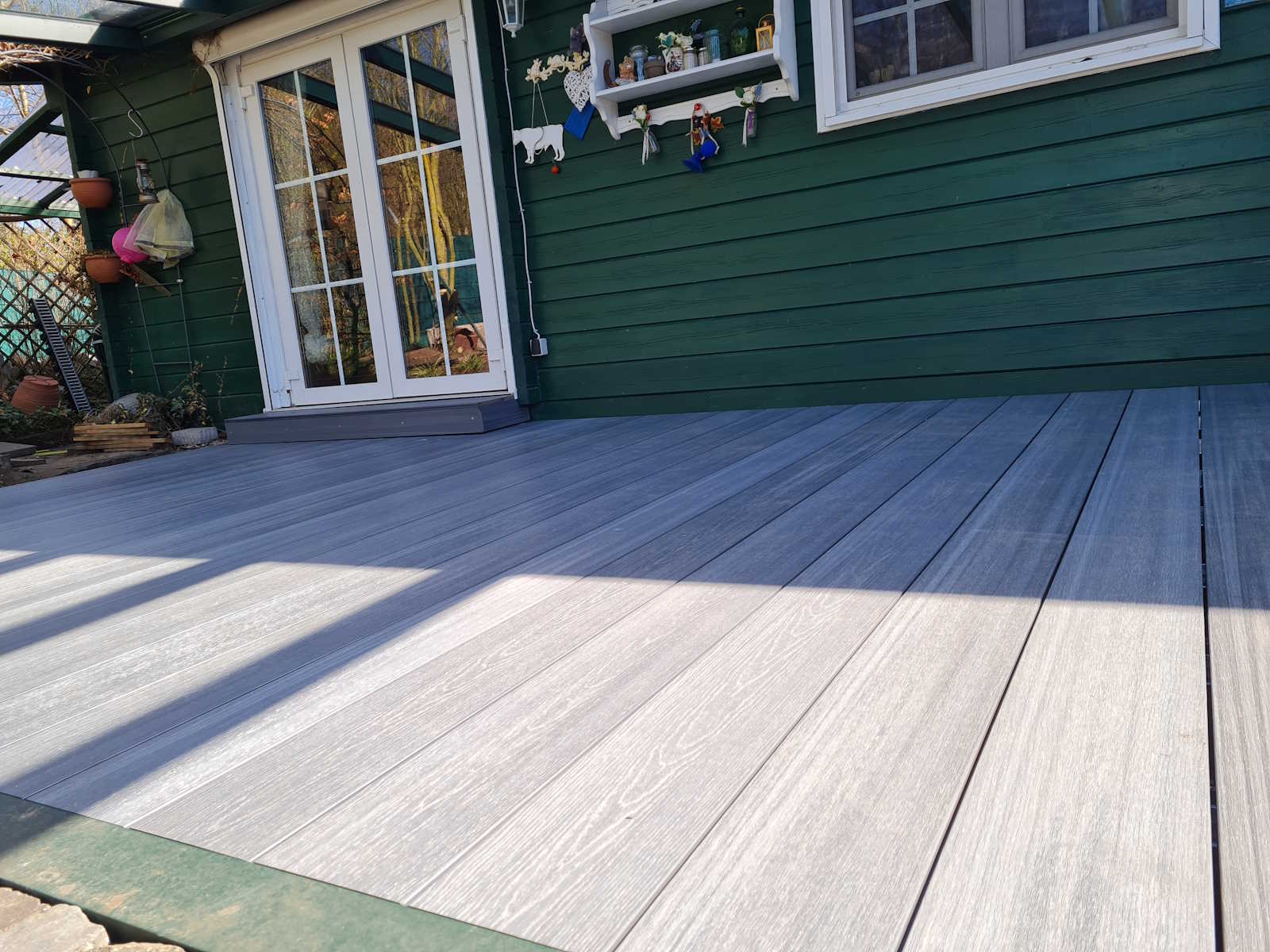 Terrassenboden Platinum grau