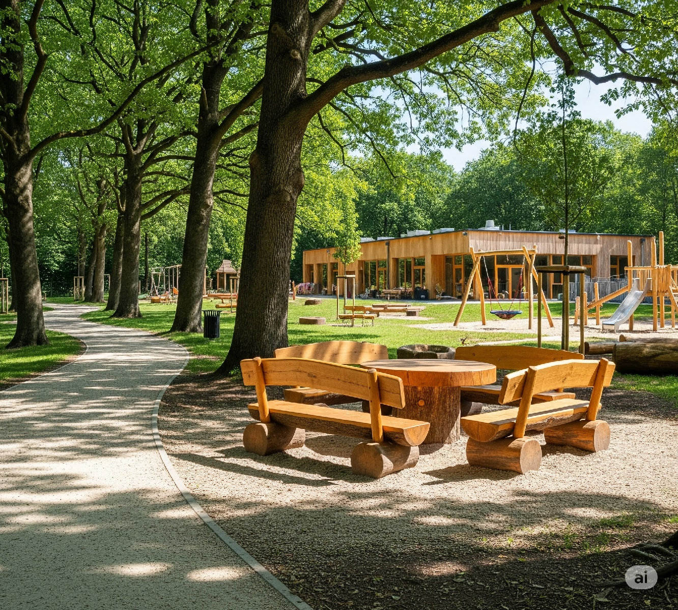 Holzprodukte für Kommunen und den Objektbereich