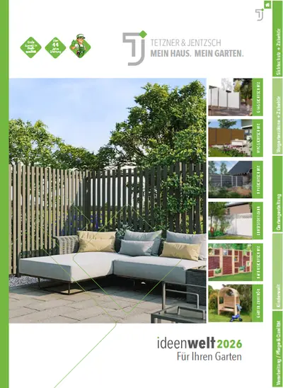Katalog-Vorschau Tetzner & Jentzsch Garten Ideenwelt 2026