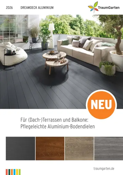 Katalog-Vorschau TraumGarten - Bodendielen DRAMDECK Aluminium 2026
