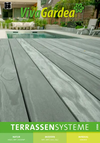 Katalogvorschau VivaGardea Terrassensysteme 2026