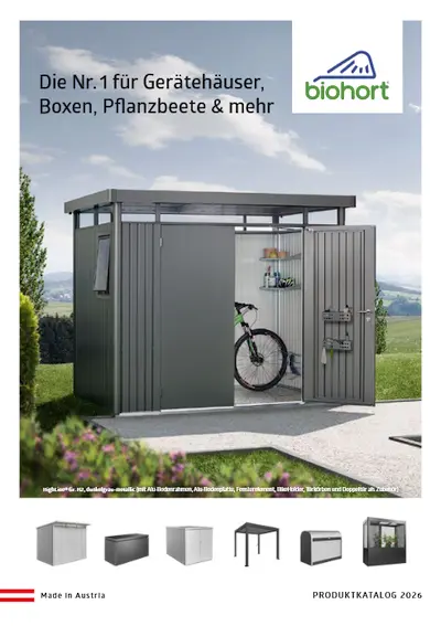 Vorschau Biohort Produktkatalog 2026