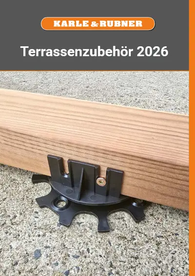 Katalogvorschau Karle & Rubner Terrassenzubehör 2026